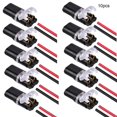 thumbnail image 1 of 10Pcs 2 Pin Way Plug Wire Cable Snap Connectors Waterproof Electric Wire Double-Wire Plug-In Connector With Locking Buckle, 1 of 5