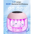 thumbnail image 6 of Dental Ultrasonic Retainer Cleaner Machine, 45kHz Dental Cleaning Pod with 2 Modes, Digital Timer & 200ML Capacity for Denture, Mouth Guard, Aligner, Night Guard, Braces, Toothbrush Head & Jewelry, 6 of 8