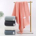 thumbnail image 4 of Naierhg Bath Towel Durable Absorbent Quick-Drying Cotton Towel Soft Comfortable Shower Towel for Home Bathroom White, 4 of 8
