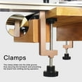 thumbnail image 3 of Fixed Guide Rail Bracket, Aluminum Alloy Easy  Auxiliary Guide Rail  Back Plate  for Handicrafts, 3 of 8