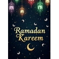 thumbnail image 5 of LUUFILx Ramadan Kareem Banner Lantern Lights Decorative Festival Backdrop Party Supplies Event Celebration Graphic Islamic Decor Background, 5 of 9