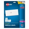 Address Ink Jet Labels, 1 x 2-5/8 Inches, White, 30 Up, 10 Sheets (18160), Perfect for addressing or for identification and organization By Avery