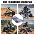 thumbnail image 5 of Uorisanigo Motorcycle Seat Cover ATV Cover Four Wheeler Accessories Waterproof Elastic Padded Protector Blue Duck Hunter Camo ATV Back Seat Powersports Cushion Covers Universal, 5 of 7