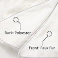 thumbnail image 5 of 48 Inch Christmas Tree Skirt, Christmas Tree Plush Skirt Decoration for Merry Christmas Party Faux Fur Christmas Tree Skirt Decorations, 5 of 9