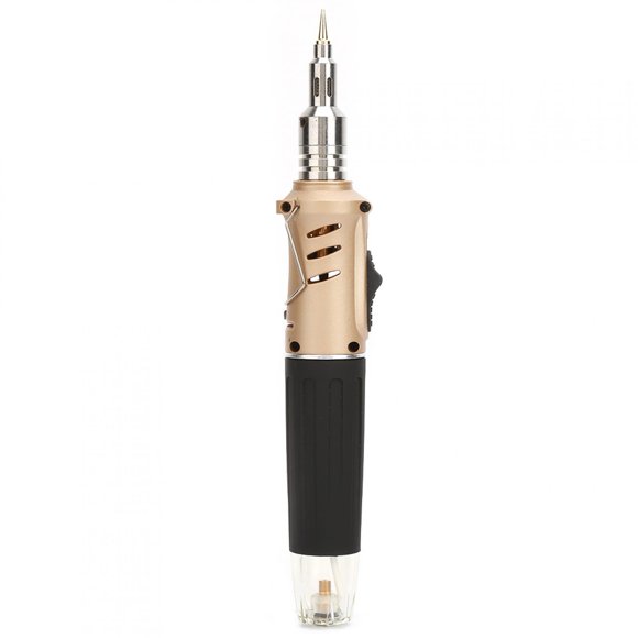 Butane Cordless Soldering Iron,10PCS HS-1115K Multifunction Butane Gas Soldering Iron Kit Gas Solder Ultimate Reliability