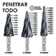 thumbnail image 4 of Juego De Brocas Bloosom  Escalonada De Acero Hss M35 Para Metal, 3pz Negro, 4 of 4