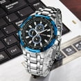 thumbnail image 2 of CURREN 8023 Men Blue Business Quartz Waterproof Stainless Steel Sports Watch Fashion Wristwatch, 2 of 5