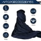 thumbnail image 2 of Pashmina Chal Chalina CHIC-FANTASY Azul 100% poliester, 2 of 5