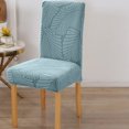 thumbnail image 4 of Isvgxsz Clearance Waterproof Chair Covers for Dining Room, Stretch Jacquard Dining Chair Slipcovers Removable Washable Chair Protector for Kitchen, Hotel, Restaurant, 4 of 6