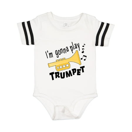 

Inktastic I m Gonna Play Trumpet- Music Gift Baby Boy or Baby Girl Bodysuit