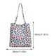 thumbnail image 2 of Bolsa de mano casual floral bolsa de compras ligera bolsa de comestibles bolsa de playa de fin de semana, 2 of 9