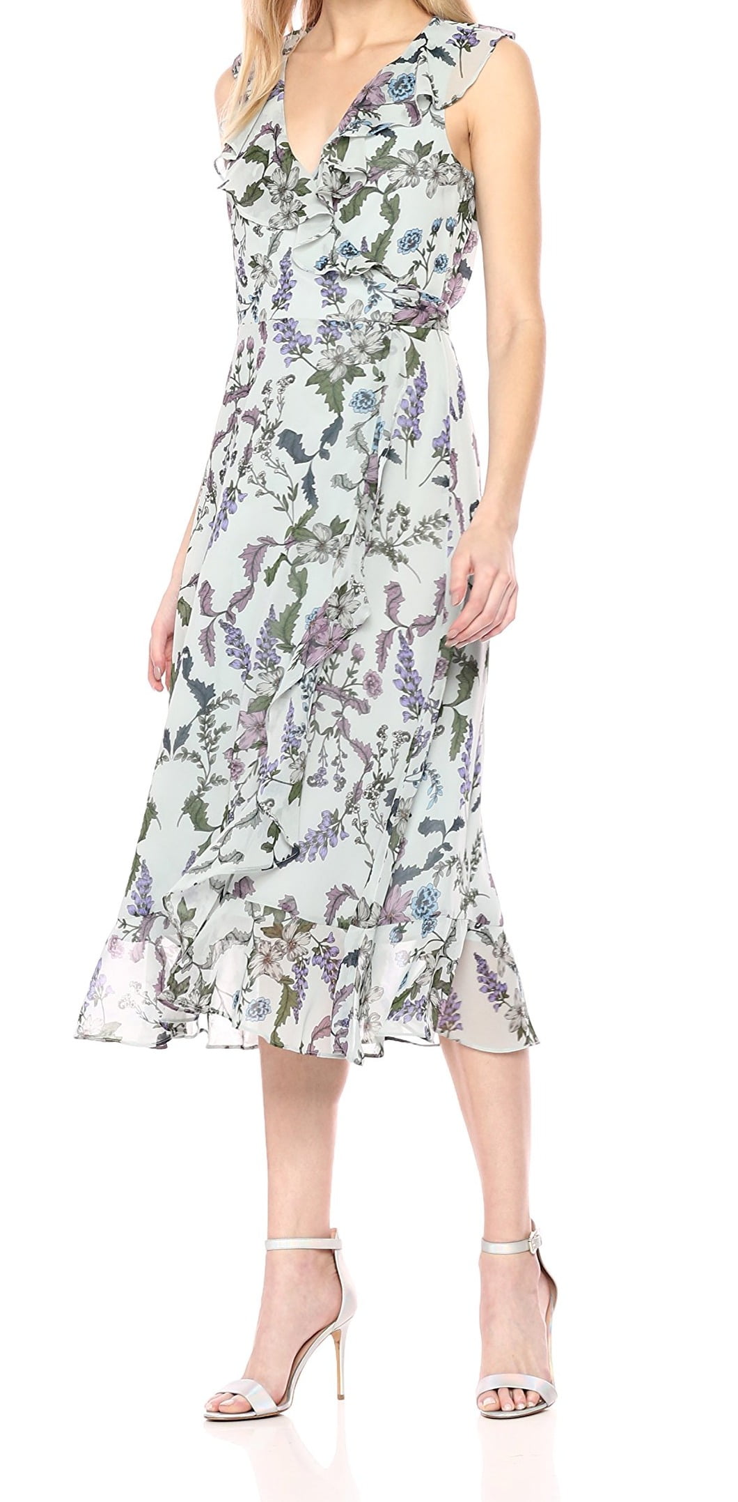 donna morgan wrap dress
