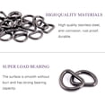 thumbnail image 3 of Anillo en D Metálico de 13mm Negro Mate 150 unidades Swpeet Accesorios DIY, 3 of 7
