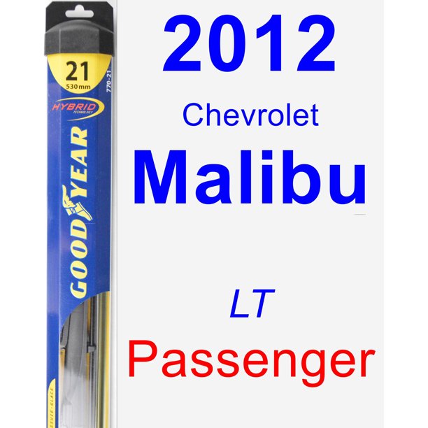 2016 Chevy Malibu Windshield Wipers Size