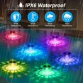 thumbnail image 3 of Zisupridco 4PCS Floating Pool Light Ball, RGB Color Changing Bath Hot Tub Light, Waterproof Solar Powered Garden Outdoor Lights for Patio, Lawn, Yard, Lamps, Pathway Decor, 3 of 7