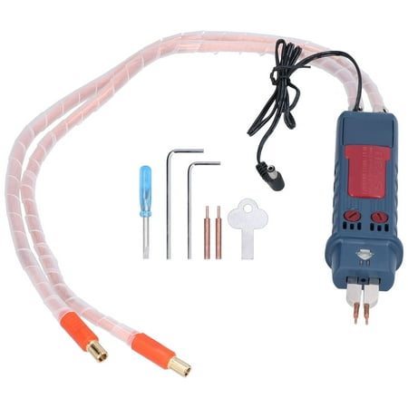 

Soldering Pens 4-6V 1500A Spot Welder Pen For DIY Electronic Components 73B Welding Pen (16 Copper Wire + O-Shaped Plug)