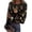 Black(Xmas Snowflake Reindeer Print), variant on Christmas Long Sleeve Tops for Women Going Out Slim Fit Ribbed Funny Xmas Christmas Graphic Underwear Tops Spring Fall Trendy Holiday Casual Round Neck T-Shirts