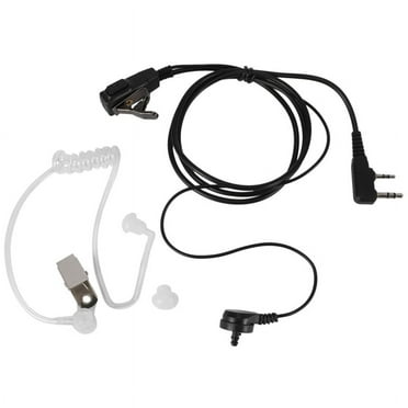 2 Pin PTT MIC Headset Covert Acoustic Tube In-ear Earpiece For UV-5R -888S CB Radio Accessories