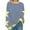 Pink, variant on dGslk Women’s Long Sleeve Striped Crewneck Pullover Sweatshirt with Star Patchwork Loose Fit Casual Top for Daily Wear Black L