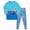 boy outfits-Blue, variant on TOWED22 2 Piece Infant Toddler Fall Winter Graphic Sweatshirt and Jogger Pants Pullover Round Neck Warm Outfits Clothes Set(Grey,2-3 Y)