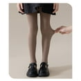 thumbnail image 5 of Girls Socks - Girls Knee High Stockings Solid Color Warm Design Comfortable Fit School Season Wear - Kids Socks,Color:Coffee,Size:6-7 Years, 5 of 6