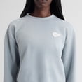 thumbnail image 7 of Women's Fanatics Blue Kansas City Chiefs Oversized Clutch Tri-Blend-Sweatshirt, 7 of 7