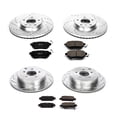thumbnail image 3 of PowerStop Front and Rear Z23 Evolution Sport Carbon-Fiber Ceramic Brake Pad and Drilled & Slotted Rotor Kit Fits: NISSAN Select Models K119, 3 of 10