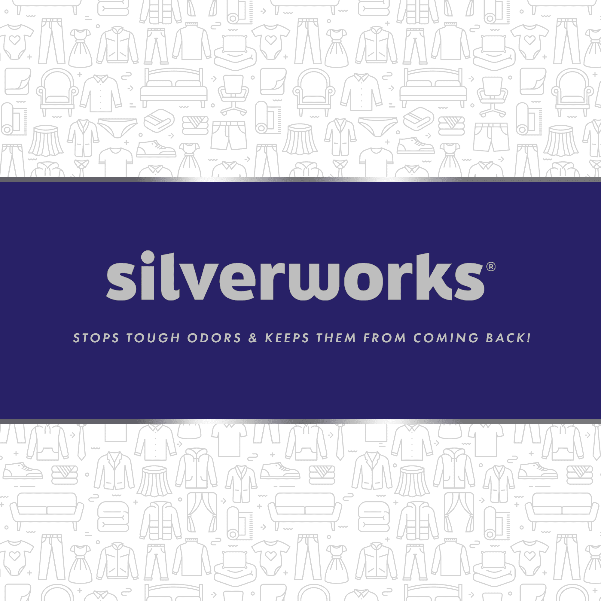 SilverWorks! Deodorizer Laundry Odor Eliminator For Clothes - Natural Silver Ion Infused Washer Sheets - Laundry Deodorizer Odor Eliminator - Lasting Laundry Odor Remover Dryer Deodorizer –24 Loads