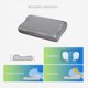thumbnail image 5 of Fundas de almohada para cuello, Satén de Seda, Transpirable Suave, Cierre con cremallera, Gris Plata, 5 of 8
