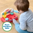 thumbnail image 5 of Playskool Busy Hands Workbench, Curious Creators Learning Toy, Interactive Tool Bench with Gears and Hammer Play, Ages 9 Months+, 5 of 9