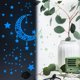thumbnail image 3 of Calcomanías de pared autoadhesivas extraíbles 3d de estrellas que brillan en la oscuridad para techo, pegatinas de pared de Luna para habitación Diy, 3 of 3
