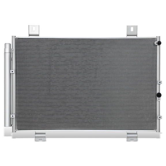 DNA Motoring Aluminum AC Condenser 3974 for 08-13 Toyota Highlander US Built 2.7/3.3/3.5L