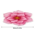 thumbnail image 3 of pdqouc Practical Soft Flower Carpet Heat Transfer 3D Shaped Red Flower Floor Mat Stylish Modern Design Sofa Bedroom Living Room Carpet 31x31 Inch Home Decor, 3 of 6