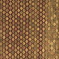 thumbnail image 1 of Ahgly Company Indoor Square Abstract Brown Modern Area Rugs, 6' Square, 1 of 4