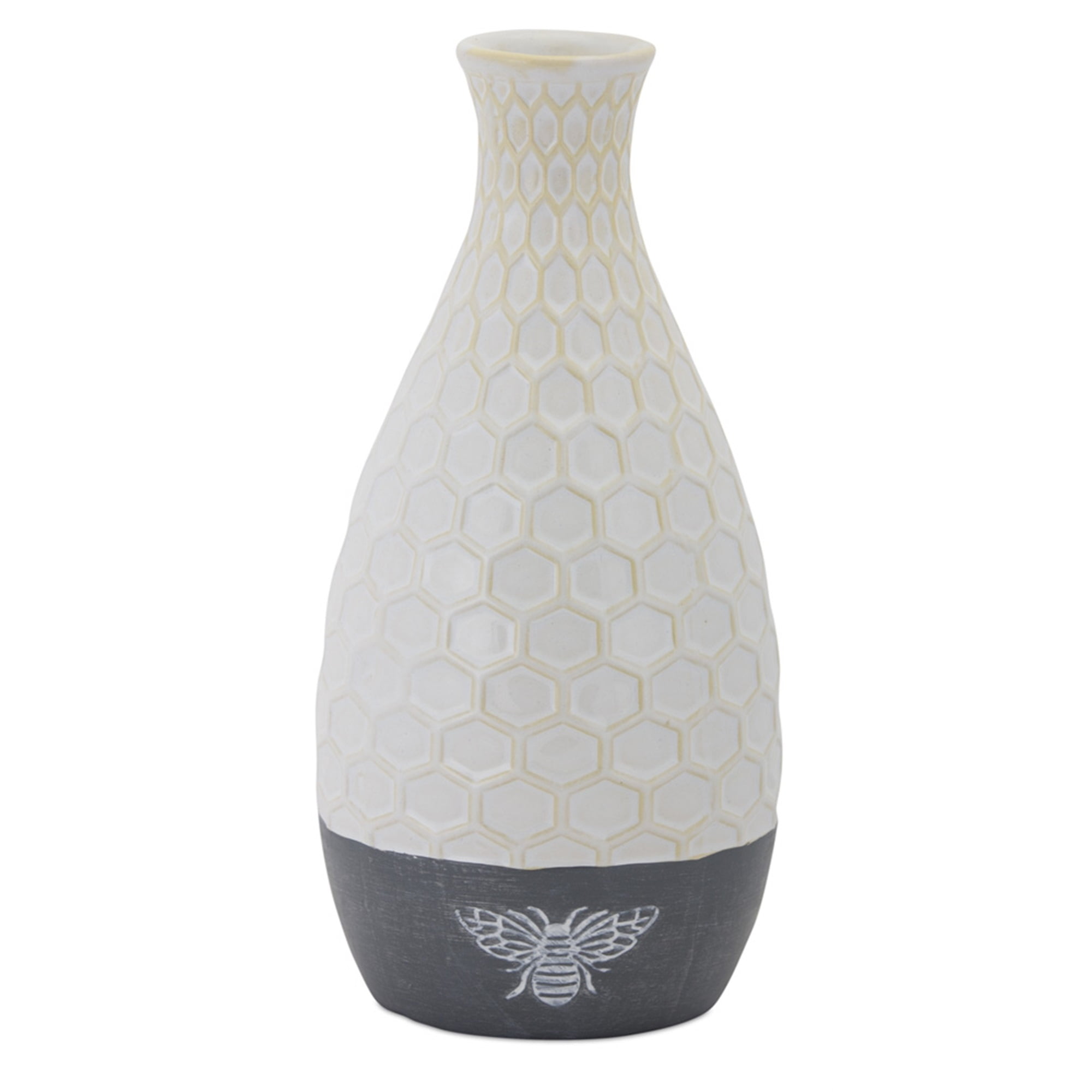 Vase with Bee (Set of 2) 9.25"H Ceramic