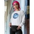 thumbnail image 2 of Polar Bear And Icy Mountains Sweatshirt Women -Image by Shutterstock, Female Small, 2 of 4