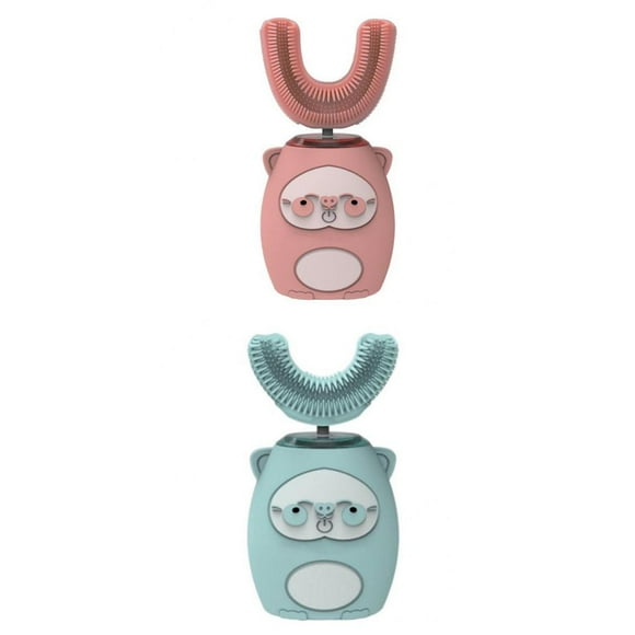 Cepillo de Eléctrico para de 2 Pieza Cepillos en U, Limpiador de Macarena Cepillo de dientes eléctrico