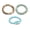 Earth & Sky, variant on Set of 3 Genuine Semi-Precious Beaded Stretch Bracelets - Bold Trio (Leopard Jasper, Green Malachite, Bloodstone), 12mm Natural Gemstone