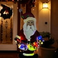 thumbnail image 2 of Shoreew Christmas Stake Light Decoration Lighted 2D Santa Claus Snowman Yard Sign Outdoor Metal Ground Stake for Christmas Garden Lawn Decor, 2 of 6