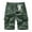 Army Green, variant on fartey Camo Shorts for Men with Multiple Pockets Button Zipper Elastic Waist Baggy Cargo Short Casual Hiking Sports Outdoors Short