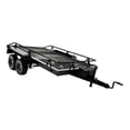 thumbnail image 4 of 1:10 Scale Dual Axle Flatbed Trailer Full Metal Trail Car Trailer for RC, 4 of 8