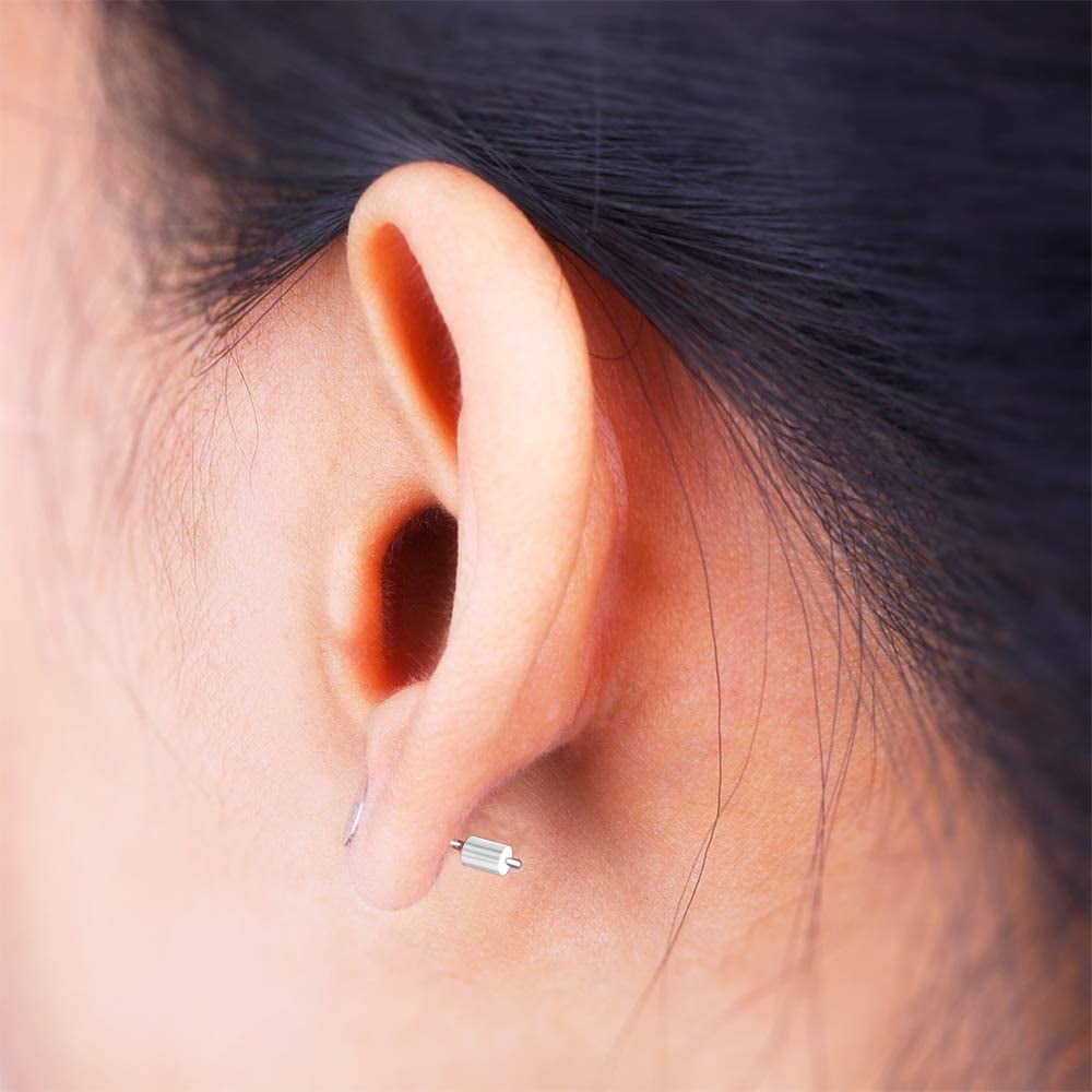Clear Earring Backs 3mm Cylinder Silicone Clear Earring Clutch Safety Backings 1000 Pieces
