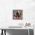 thumbnail image 2 of ARTCANVAS Skanderbeg Monument - George Castriot Albania Graffiti Canvas Art Print - Size: 12" x 12" (1.50" Deep), 2 of 9