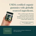 thumbnail image 4 of Gaia Herbs Milk Thistle Gummies - Herbal Supplement with Antioxidant Support for Liver Health* - Lemon Flavored - 60 Vegan Gummies (30 Servings), 4 of 9