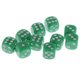 thumbnail image 1 of 10 piezas de 6 lados Die Pearlized Supplies Props 1.6cm Verde Sunnimix Juego de dados de 6 lados, 1 of 5