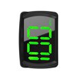 thumbnail image 3 of Auto inteligente velocímetro fuente grande coche GPS MPH Detector para accesorios de vehículos de coche Ndcxsfigh Accesorios para autos y motos, 3 of 8