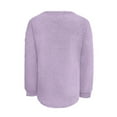 thumbnail image 5 of UQJfacai Womens Sweatshirts Sherpa Long Sleeve Crewneck Cozy Sweater Fall Winter Fuzzy Fleece Warm Causal Loose Fit Pullover Tops, 5 of 6