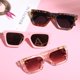 thumbnail image 3 of Gafas de sol polarizadas cuadradas para niños y niñas, lentes rectangulares pequeños, regalo para bebés, UV400, novedad de 2024, 3 of 4