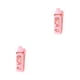 thumbnail image 1 of Soidarity Botella de agua con pegatinas de pajita, taza para beber jugo de 700ML de capacidad, taza escolar encantadora, chica, novias, pareja, Rosa/con pegatina 2piezas, 1 of 6