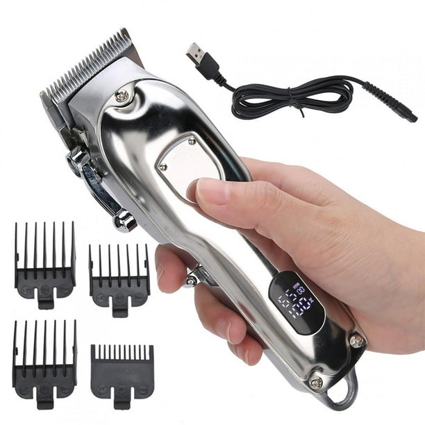 Maquina para cortar cabello cortadora de cabello recargable cortadora de cabello con carga USB cortadora de cabello electrica para peluqueria en el hogar pinza para el cabello para hombres LHCER Descr...